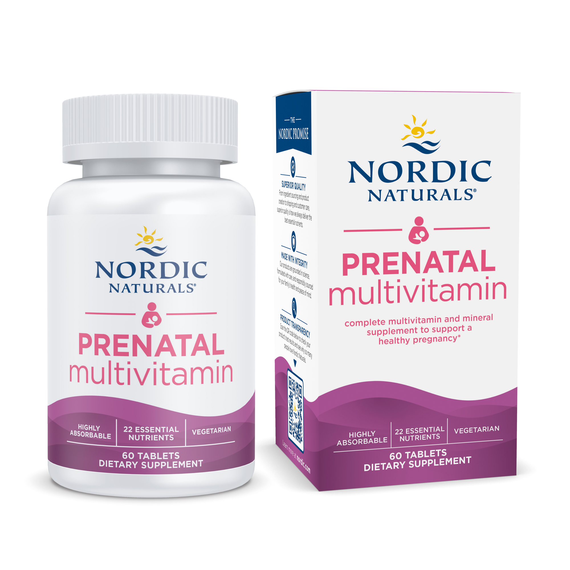 Nordic Naturals Prenatal Multivitamin – 60 Tablets