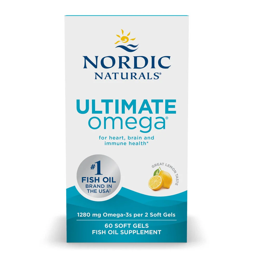 Nordic Naturals Ultimate Omega Fish Oil – 60 Soft Gels