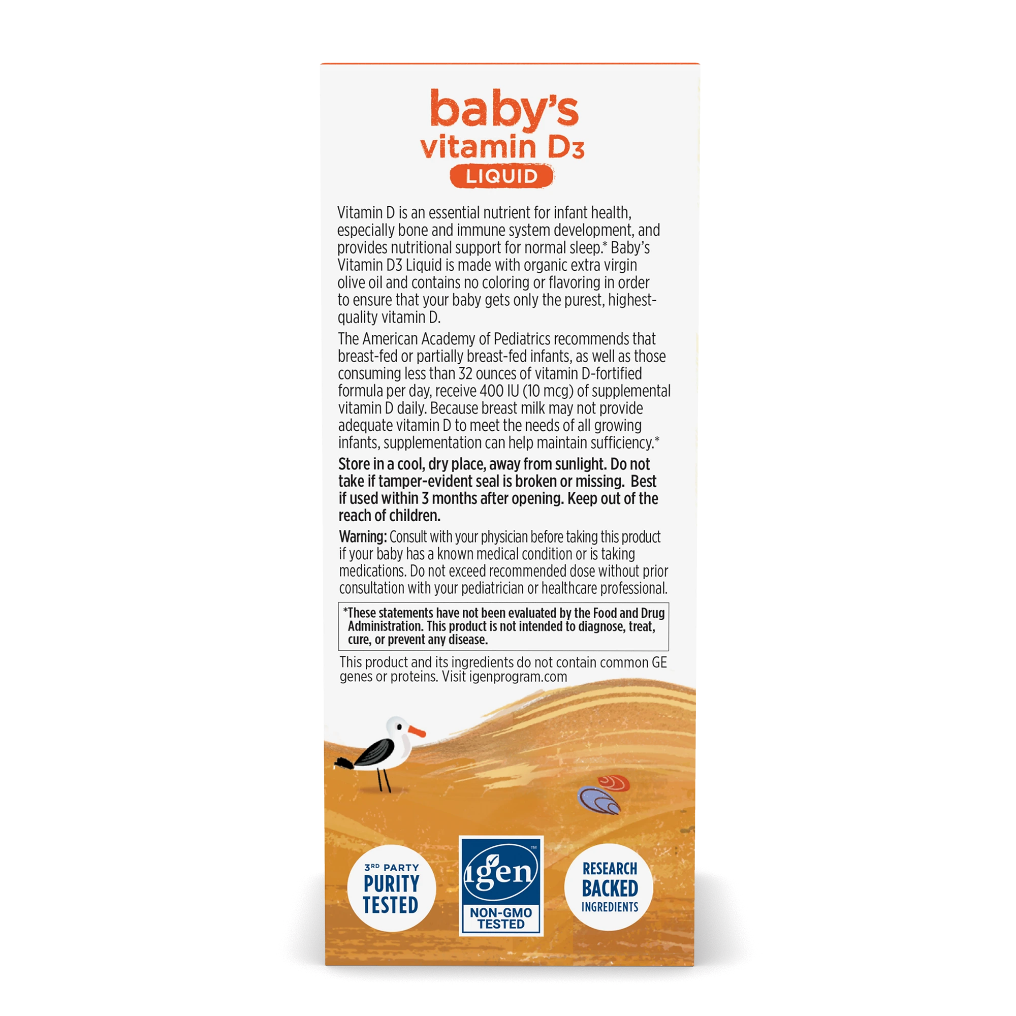 Nordic Naturals Baby’s Vitamin D3 Liquid – 400 IU - Figura 8